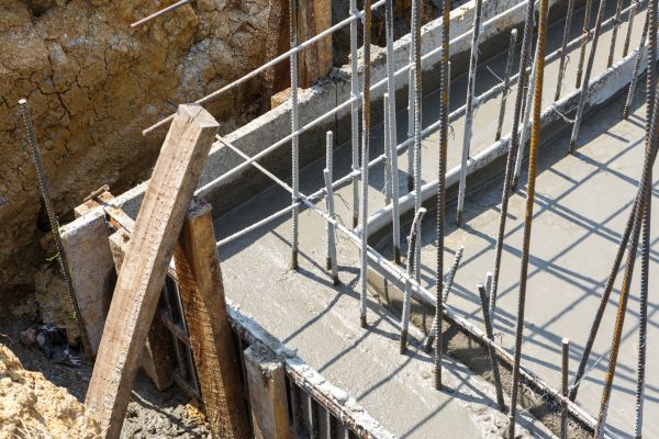 Concrete Footing Pouring in Temecula